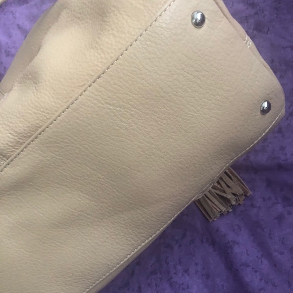 Lauren Ralph Lauren Indian Cove tan leather tote - Picture 9 of 14